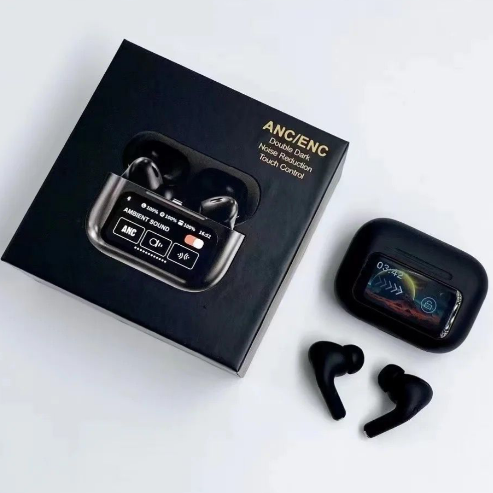 A9 Pro LED Screen AirPods - BLACK EDITION!