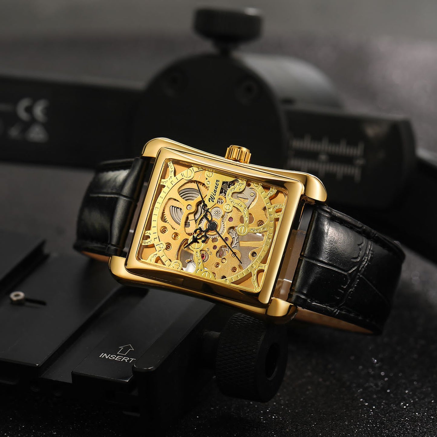 FORSINING Original Watch (Men's Collection) – New Square Model | Skeleton Dial | Automatic