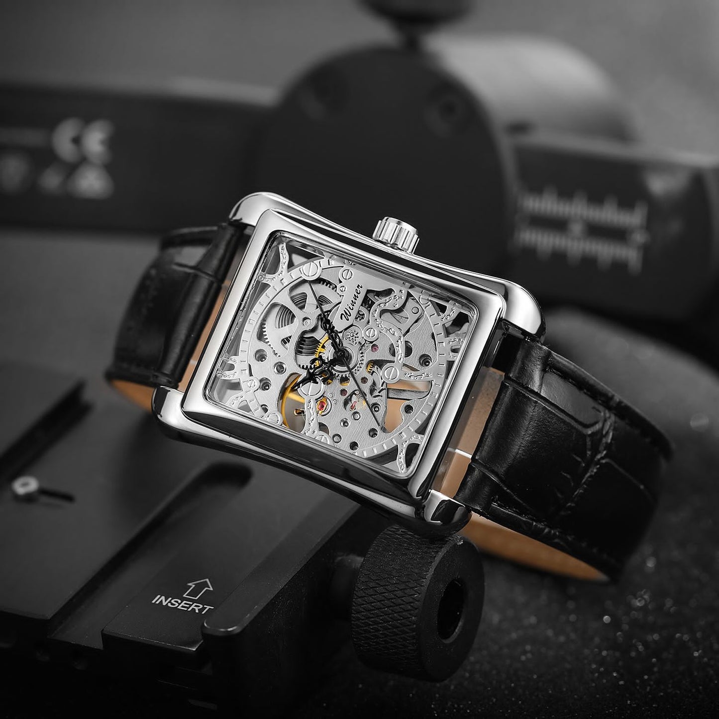 FORSINING Original Watch (Men's Collection) – New Square Model | Skeleton Dial | Automatic
