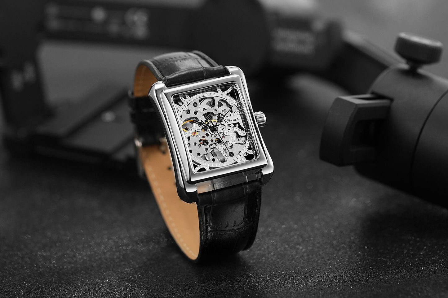 FORSINING Original Watch (Men's Collection) – New Square Model | Skeleton Dial | Automatic
