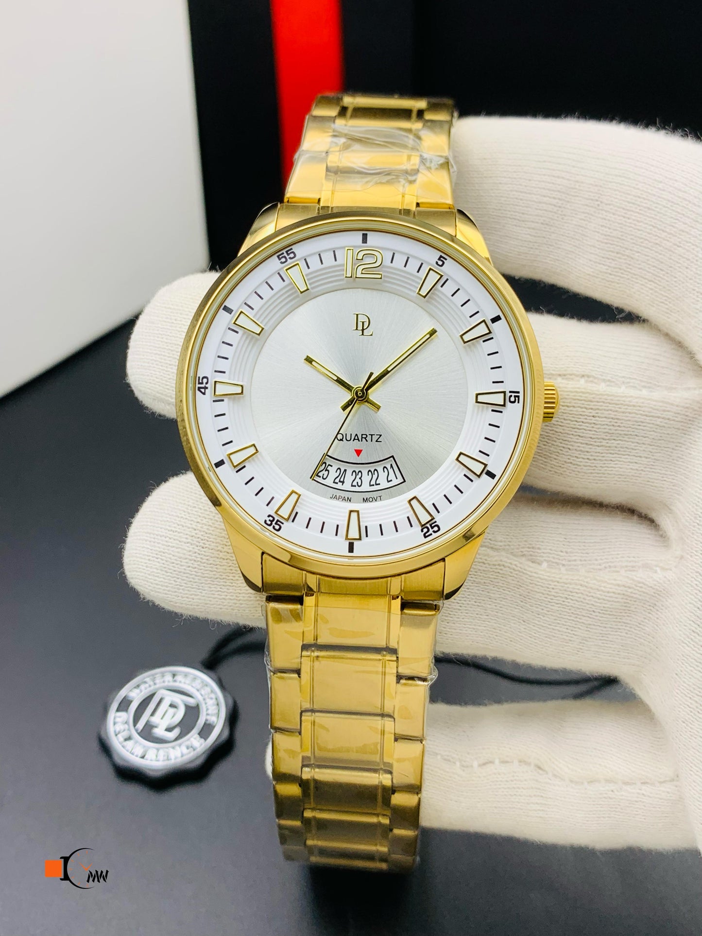 ID.L De Lawrance Original Watch | Quartz | Japanese Movement | Stainless Steel Chain