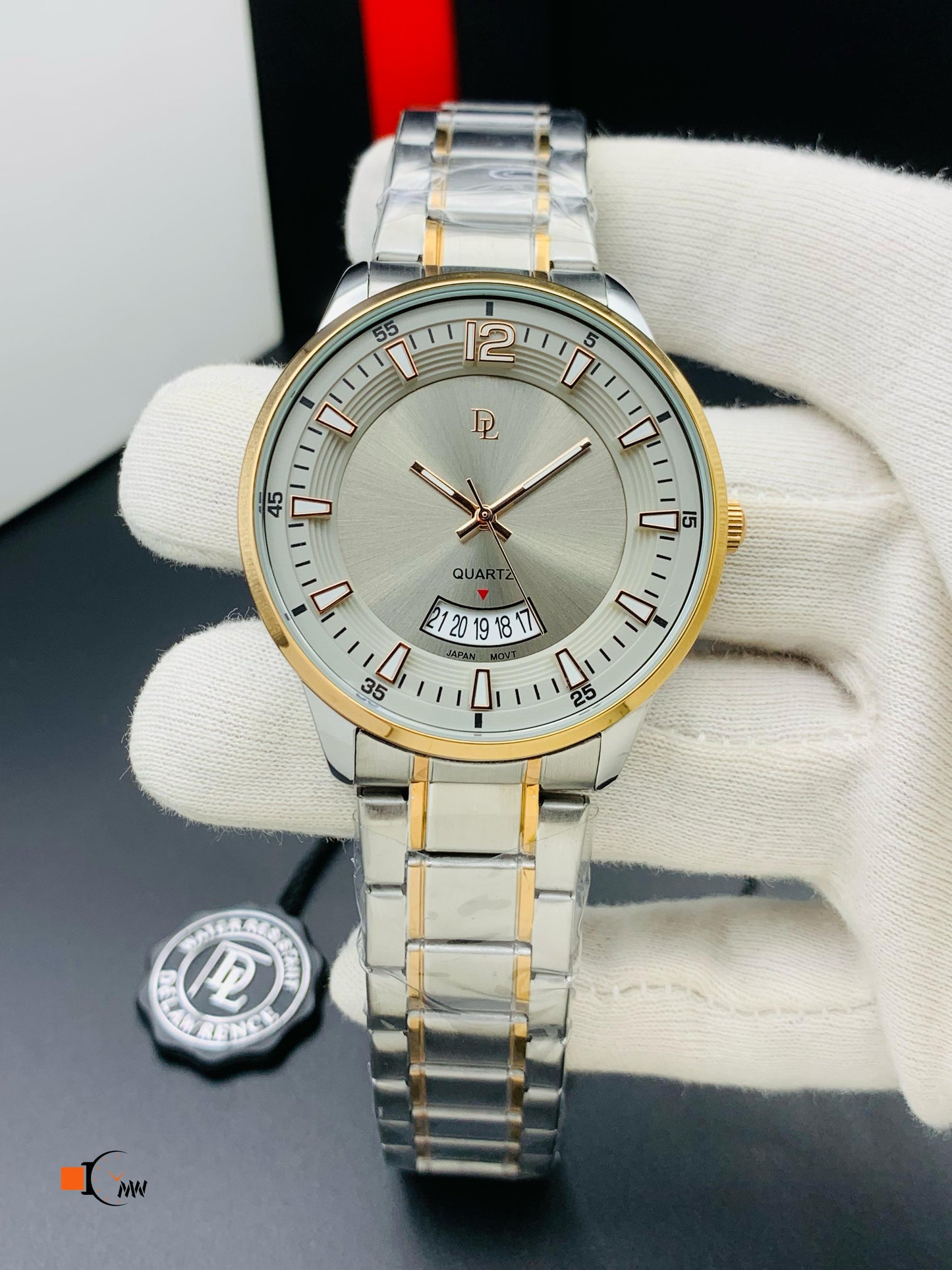 ID.L De Lawrance Original Watch | Quartz | Japanese Movement | Stainless Steel Chain