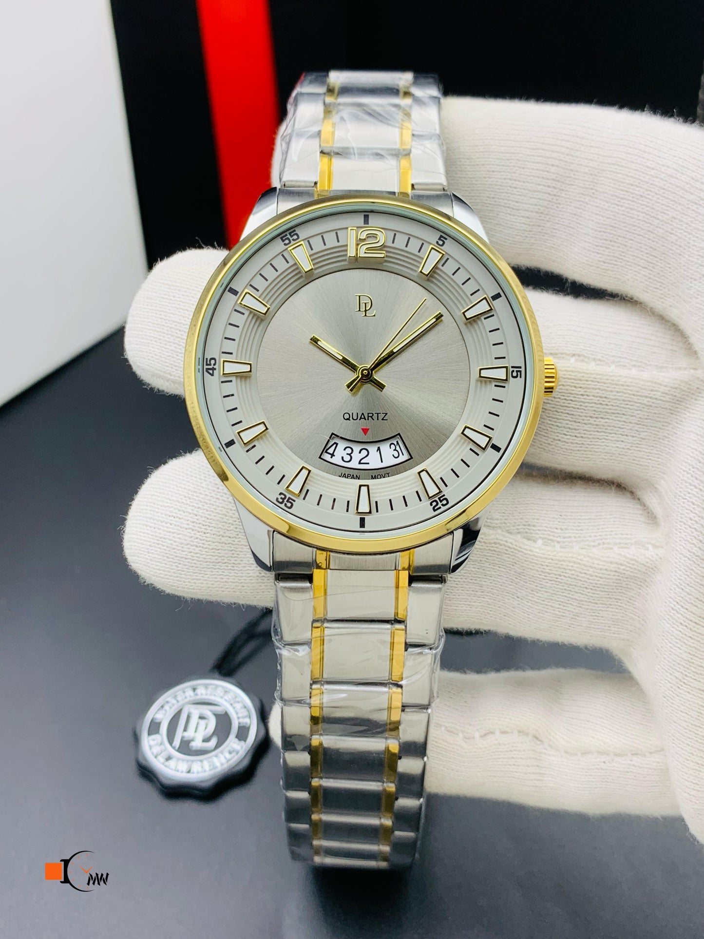ID.L De Lawrance Original Watch | Quartz | Japanese Movement | Stainless Steel Chain