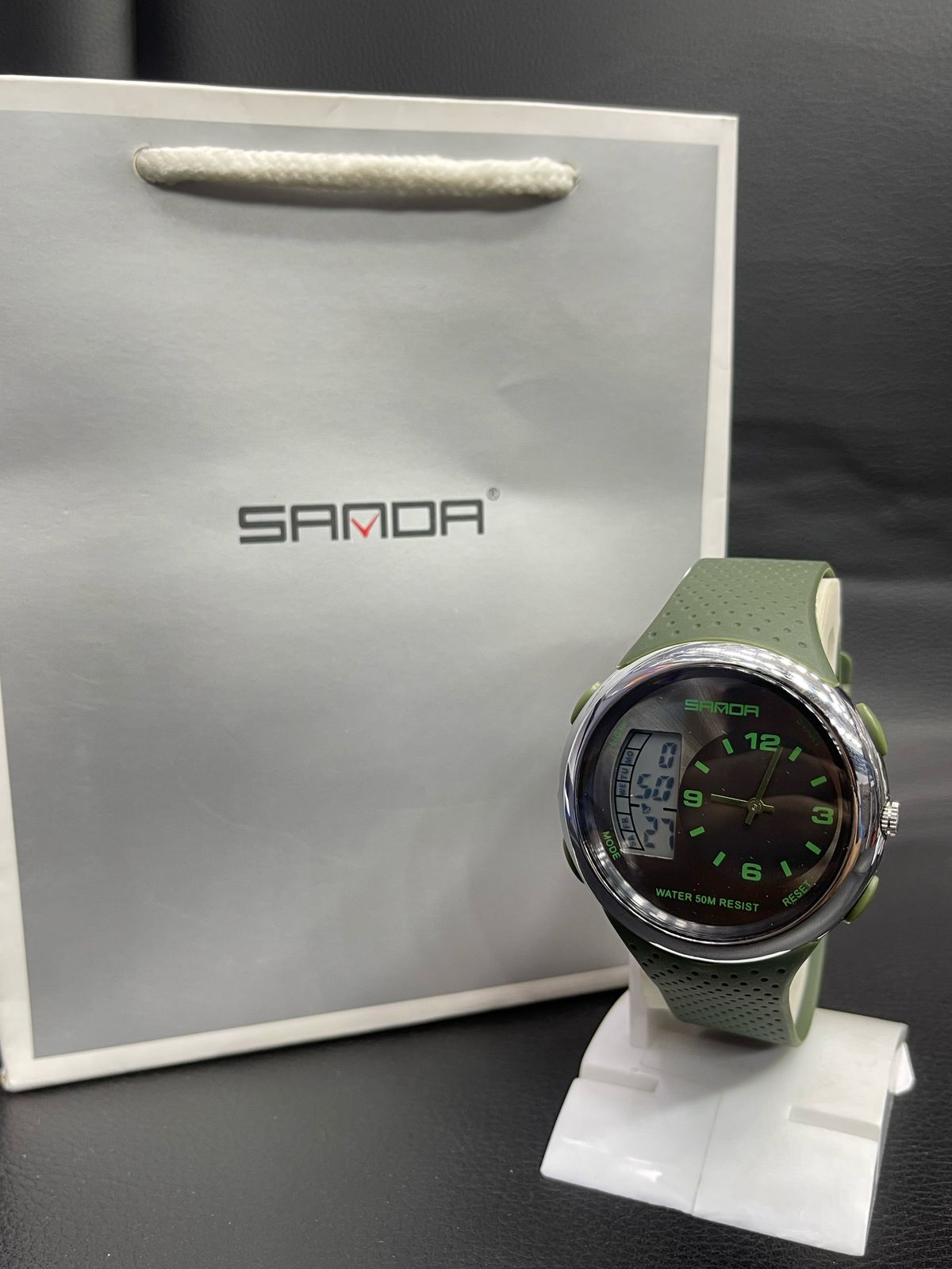 The Original SANDA 763 – Dual Display Sports Watch for Men