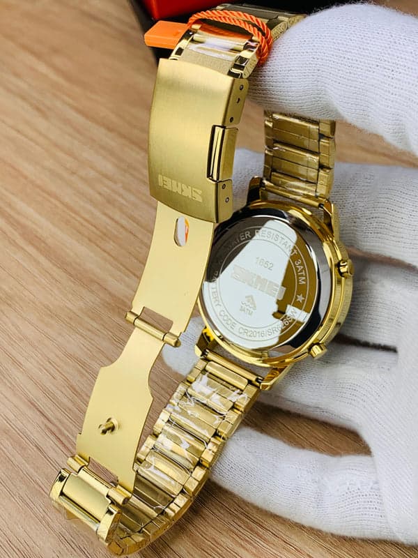 Skmei 1652 Dual Time Steel Watch