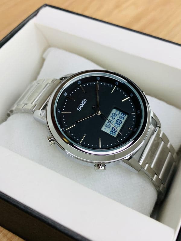 Skmei 1652 Dual Time Steel Watch