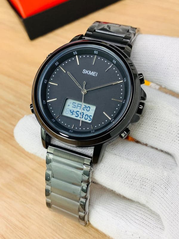 Skmei 1652 Dual Time Steel Watch
