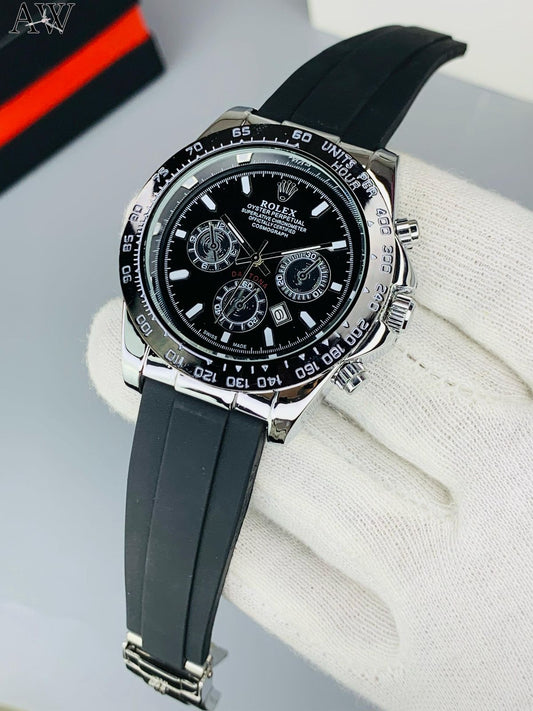 Rolex Daytona – Big Case | Date Working | Stainless Steel Lock | Premium Finish