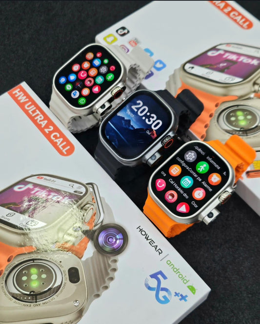 HW Ultra 2 Call Smartwatch – 5G Android | Dual Camera | GPS | WiFi | TikTok & YouTube Ready