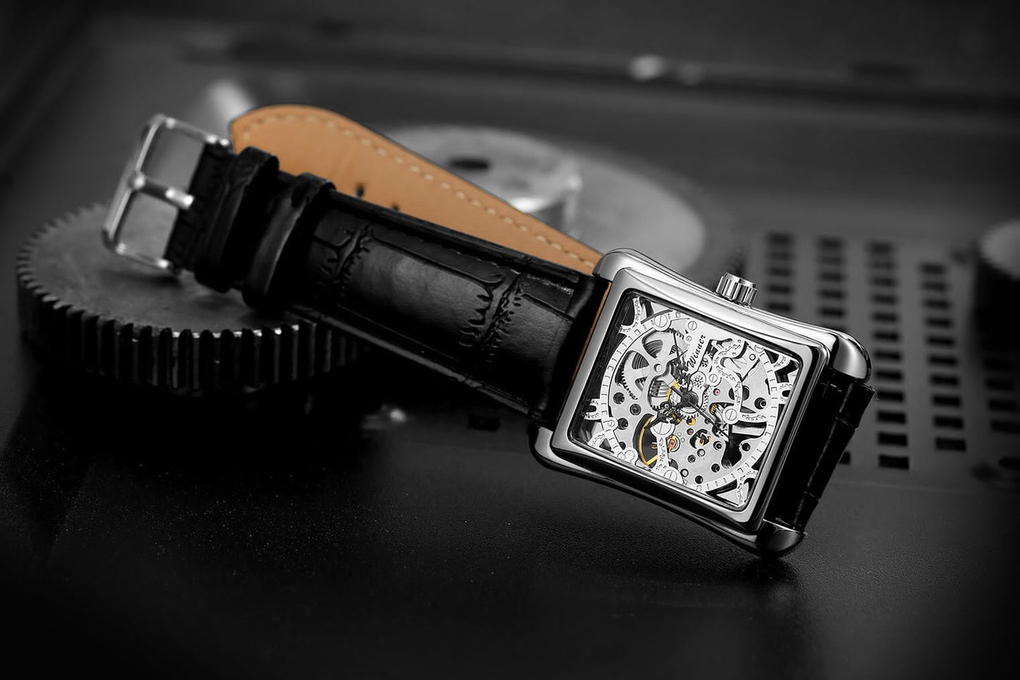 FORSINING Original Watch (Men's Collection) – New Square Model | Skeleton Dial | Automatic