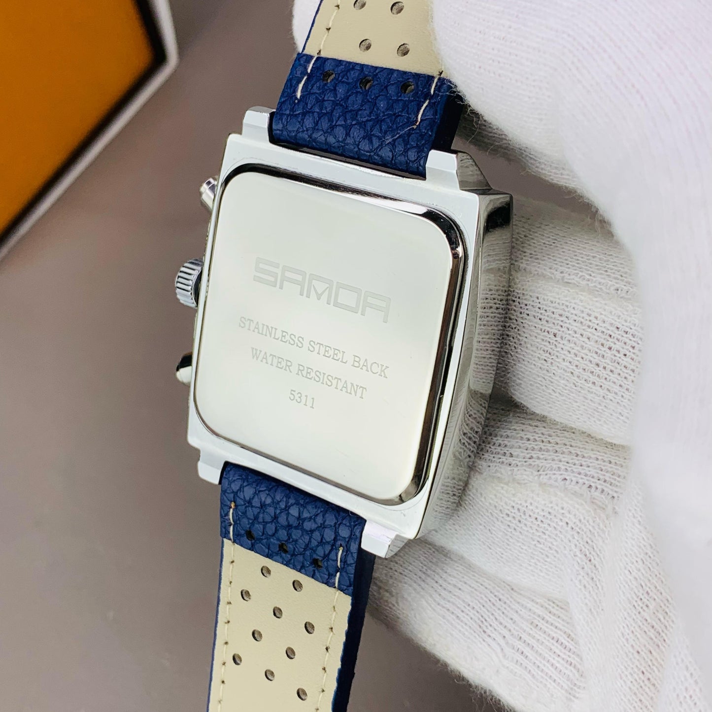 SANDA (Original) Men’s Watch – Full Working Dials with Leather Strap