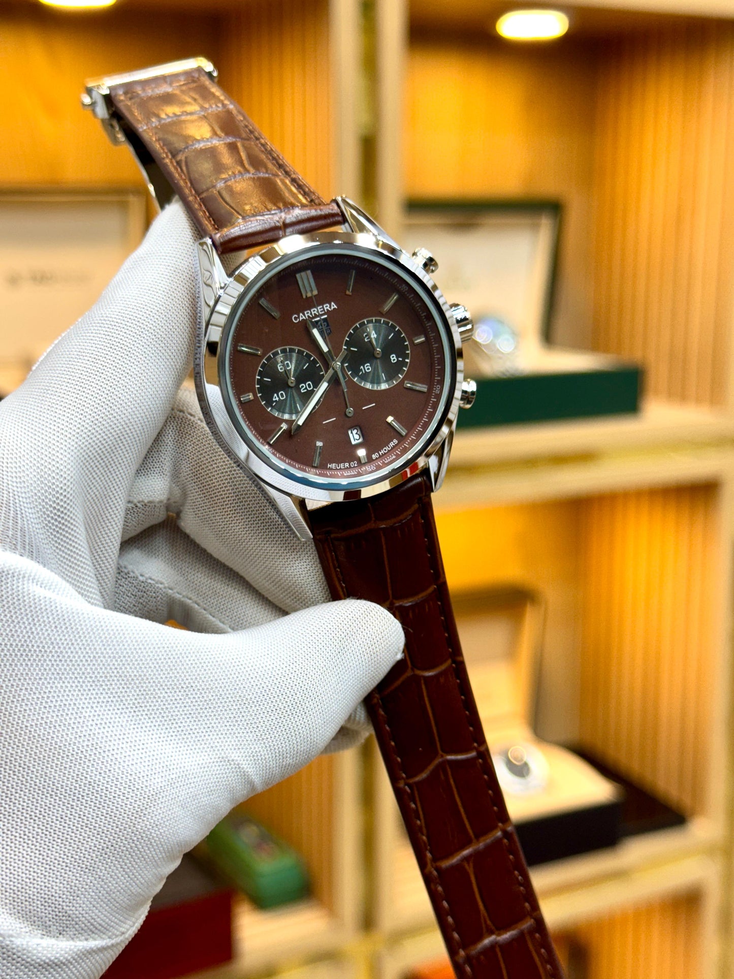 TAG (Original) – Chronograph Leather Watch